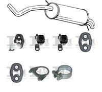 Silenziatore terminale ASMET per SEAT Ibiza III Hatchback 1.2, 47 kW 1.2, 51 kW