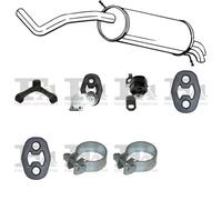 Silenziatore terminale BOSAL per SEAT Ibiza III Hatchback 1.9, 47 KW 02/02-