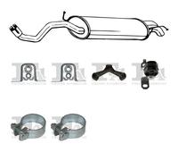 Silenziatore terminale POLMO per AUDI 80 Combi, Sedan, B4 2.0, 85 KW