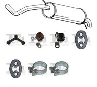 Silenziatore terminale BOSAL per SKODA Fabia Hatchback 1.4, 74 KW 12/99- 03/08