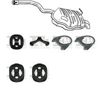 Silenziatore terminale BOSAL per SKODA Octavia II Hatchback, Combi 1.9, 77 kW