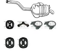 Silenziatore terminale 233-161 BOSAL per VW GOLF VI Variant JETTA III