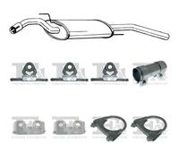 Silenziatore terminale POLMO per VOLKSWAGEN Passat Sedan, Combi 1.8, 79 KW