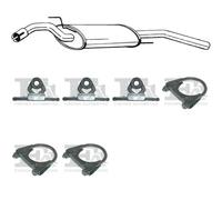 Silenziatore terminale POLMO per VOLKSWAGEN Passat Sedan, Combi 1.8, 79 KW