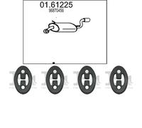 Silenziatore terminale MTS per CHEVROLET Captiva Off- Road 2.0, 93 kW 2.0, 110