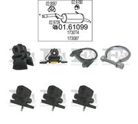 Molla tubo di scarico Gomma/Metallo 213-940 FA1 per PEUGEOT CITROËN OPEL DS