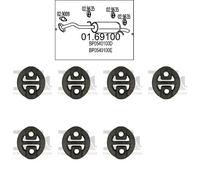 Silenziatore terminale MTS per MAZDA 323C IV Hatchback 1.3, 49 KW 09/89 - 07/94