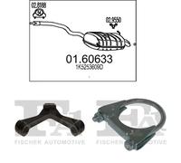 Silenziatore terminale ASMET per SEAT Leon Hatchback 1.9, 110 KW , SEAT Leon