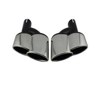 Silenziatore Terminale Per Benz C200 W204 W212 E260 E300 W222 E63 E200 E260 Terminale Di Scarico In Acciaio Inossidabile Paraurti Scarico Marmitta(H Style)
