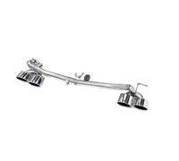 Silenziatore Terminale Per Benz W204 Modifica Del Tubo Di Scarico C180 C260 C200 Versione Aggiornata Scarico Con Marmitta Quadrupla C63 Scarico Marmitta(22cm Silver)
