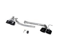 Silenziatore Terminale Per Benz W204 Modifica Del Tubo Di Scarico C180 C260 C200 Versione Aggiornata Scarico Con Marmitta Quadrupla C63 Scarico Marmitta(26cm Black)