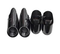 Silenziatore Terminale Per Macan S 2.9T 3.0T 2014-2023 2024 Tubo Scarico Aggiornato Silenziatore In Acciaio Inossidabile Tappo Scarico Ugello Testa Scarico Scarico Marmitta(Nero)
