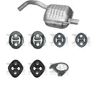 Silenziatore terminale POLMO per ALFA ROMEO 147 Hatchback 1.9, 100 KW 1.9, 103