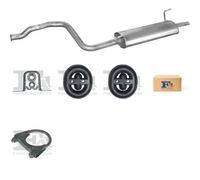 Silenziatore terminale POLMO per AUDI 80 Combi, Sedan, B4 2.0, 85 KW