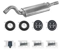 Silenziatore terminale POLMO per AUDI 80 Sedan, B3 1.8, 83 KW , AUDI 80 Sedan,