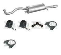 Silenziatore centrale POLMO per AUDI A4 Combi, Sedan, B5 1.6, 74 KW1.6, 75 KW