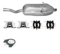 Silenziatore terminale BOSAL per BMW 316i Sedan, E46 1.6, 77 kW 04/00- 02/05,