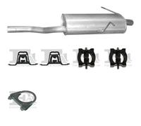 Silenziatore terminale POLMO per BMW 316i Sedan, E46 1.6, 77 kW 04/00- 02/05,
