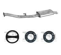 Silenziatore terminale POLMO per BMW 320i Cabrio, Sedan, Combi, E30 2.0, 95 KW