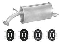 Silenziatore terminale POLMO per CHEVROLET Aveo Hatchback 1.1, 62 KW 1.1, 53 KW