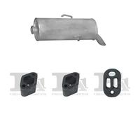 Silenziatore terminale POLMO per CITROEN Saxo Hatchback 1.1, 40 KW 1.1, 44 KW