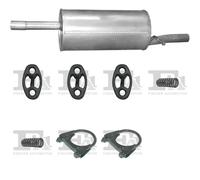 Silenziatore terminale POLMO per DACIA Logan Sedan 1.4, 55 KW 09/04 -, DACIA