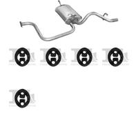 Silenziatore centrale POLMO per DAEWOO Nubira I Combi 1.6, 78 KW , DAEWOO I