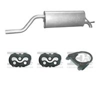 Silenziatore terminale POLMO per FIAT Grande Punto Hatchback 1.2, 48 KW 10/05 -