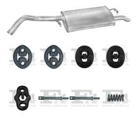 Silenziatore terminale POLMO per FORD Escort Combi 1.6, 65 KW 01/95 - /00