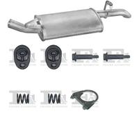 Silenziatore terminale POLMO per FORD Fiesta III Hatchback 1.1, 40 KW
