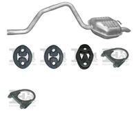 Silenziatore terminale POLMO per FORD Mondeo II Combi 1.8, 66 KW