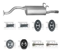 Silenziatore terminale POLMO per HONDA Civic VI Coupe 1.6, 77 KW , HONDA Civic