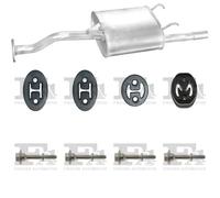 Silenziatore terminale POLMO per HONDA Civic VI Sedan 1.4, 66 KW
