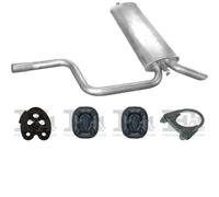 Silenziatore centrale POLMO per MERCEDES 250D Combi, S124 2.5, 66 KW