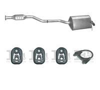 Silenziatore terminale POLMO per MERCEDES C180 Combi, Sedan, W203 1.8, 105 KW