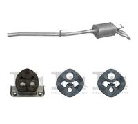 Silenziatore terminale POLMO per MERCEDES E290 Sedan, W210 2.9, 95 KW ,