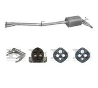 Silenziatore terminale ASMET per MERCEDES E270 Sedan, W210 2.7, 125 KW