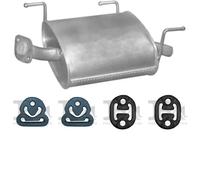 Silenziatore terminale POLMO per NISSAN x-Trail Off- Road 2.0, 103 kW 2.0, 110