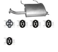 Silenziatore terminale POLMO per NISSAN Primera II Combi, WP11 1.6, 73 KW