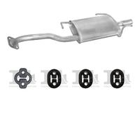 Silenziatore terminale POLMO per NISSAN Almera I Sedan 1.4, 55 KW 1.4, 64 KW