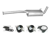 Silenziatore terminale POLMO per NISSAN Terrano II Off - Road, LWB 2.7, 92 KW