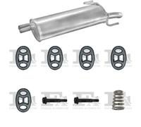 Silenziatore terminale POLMO per OPEL Astra F Hatchback 1.7, 50 KW