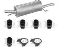 Silenziatore terminale POLMO per OPEL Astra G Hatchback 1.2, 55 KW