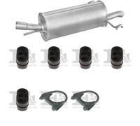 Silenziatore terminale POLMO per OPEL Astra G Hatchback 1.2, 55 KW