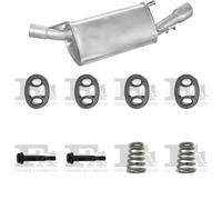 Silenziatore terminale POLMO per OPEL Corsa B Hatchback 1.4, 66 KW