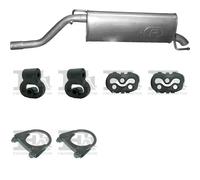 Silenziatore terminale POLMO per OPEL Corsa D Hatchback 1.4, 64 KW 1.4, 66 KW
