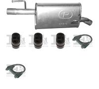 Silenziatore terminale POLMO per OPEL Meriva A MPV 1.2, 51 KW 04/05- 05/10