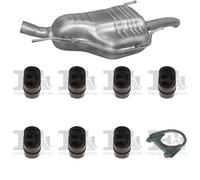 Silenziatore terminale POLMO per OPEL Zafira A MPV 2.0, 74 KW , OPEL Zafira A