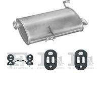 Kit di scarico POLMO per PEUGEOT 206 Combi 1.4, 50 KW 07/02 -