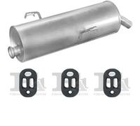 3 x Molla tubo di scarico FA1 per CITRON, PEUGEOT 106 I, 106 II, 206, 206 CC
